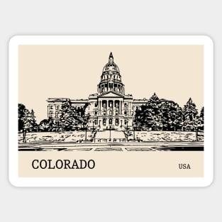 Colorado State USA Sticker